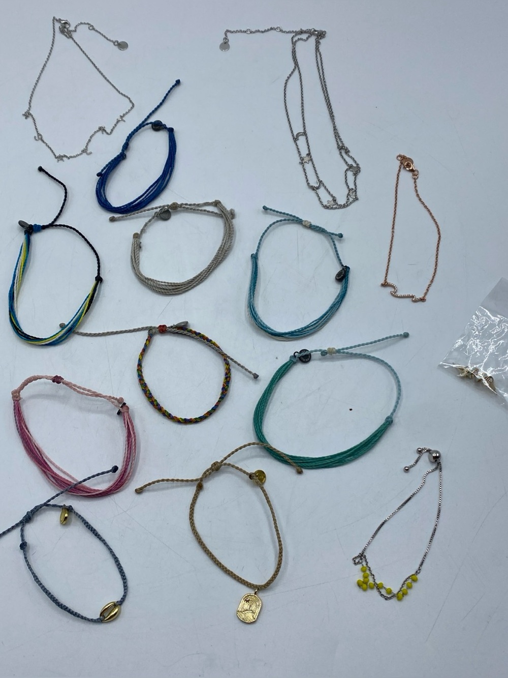 14 Lot Pura Vida Bracelets Earring Various Colors Chains Salty Beach Most New